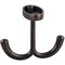Elements 1-9/16" Brushed Oil Rubbed Bronze Double Prong Ceiling Mounted Hook YD20-156DBAC - alternate 1